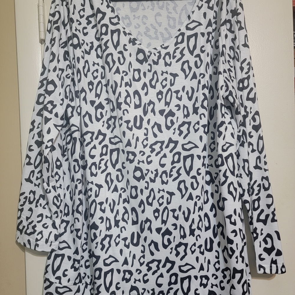 Leopard Print Women's Top